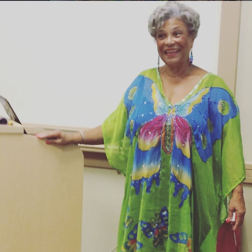 Phyllis M. McNeal at a speaking engagement.